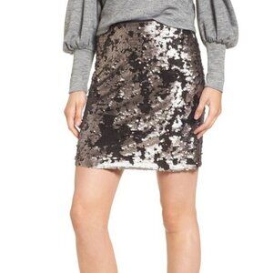 1. State Sequin Beaded Mini Skirt Size 2